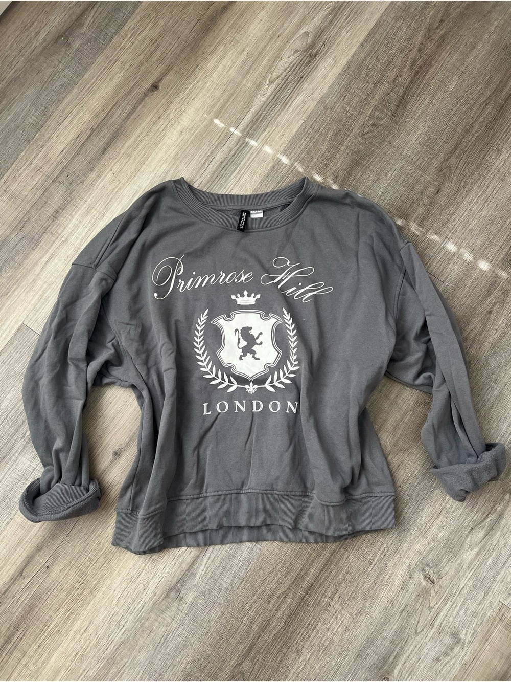 H&M Women's Grey 'Primrose Hill' Crew Neck Sweater
